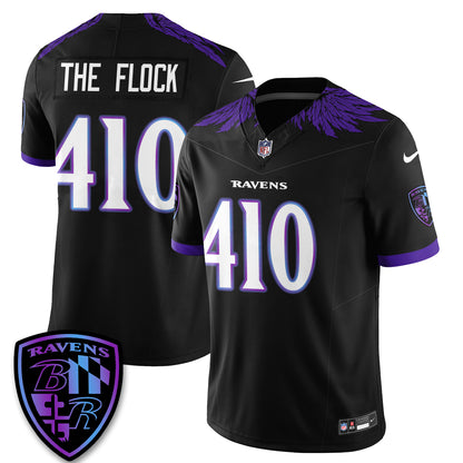 Baltimore Ravens Halloween Edition Vapor Jersey - Stitched