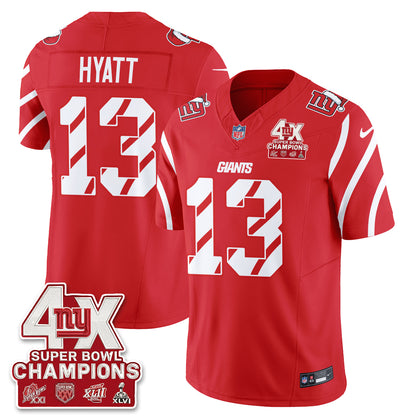 New York Giants  Xmas Edition Vapor Jersey - Stitched