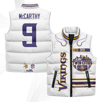 MIN Twin City Puffer Vest - Printed