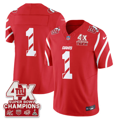 New York Giants  Xmas Edition Vapor Jersey - Stitched