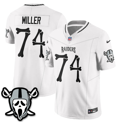 Las Vegas Raiders x Ghost Face Edition Vapor Jersey - Stitched