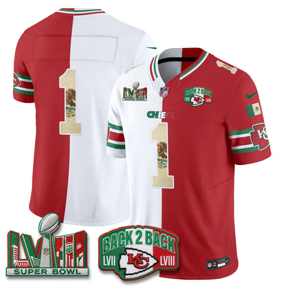 KC Mexico Split Edition Vapor Jersey - Stitched