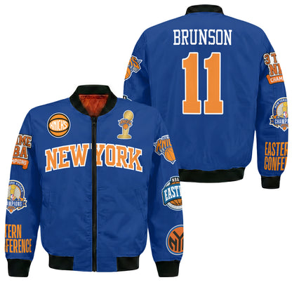 New York Knicks 2026 NBA Finals Champions Limited Edition Bomber Jacket - Printed