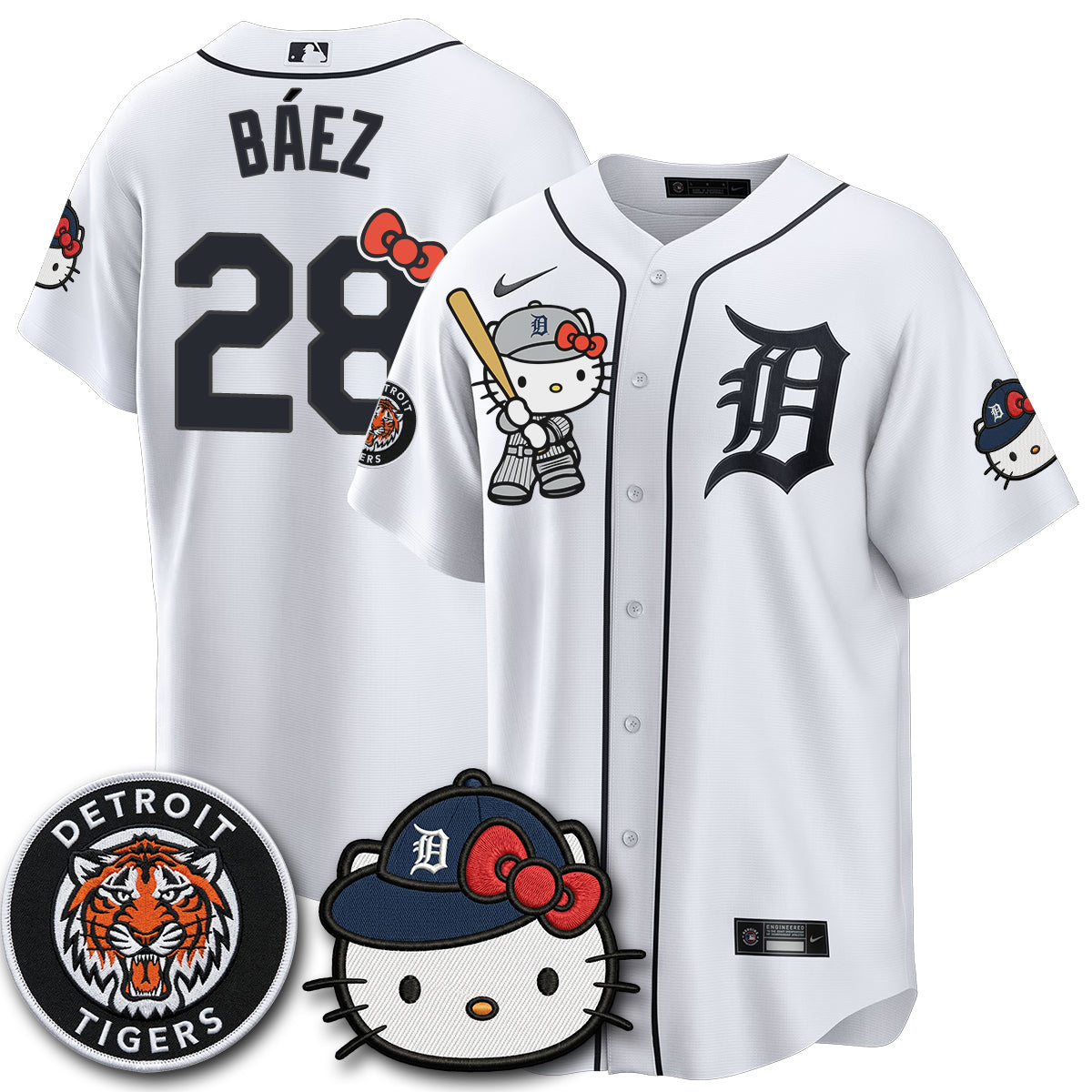 Detroit Tigers x Meow KT Edition Vapor Limited Jersey - Stitched
