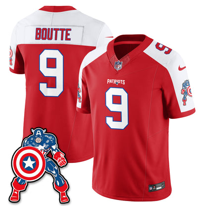 New England Patriots x Vibranium Shield Edition Vapor Jersey - Stitched