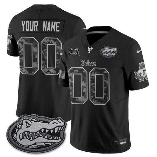 UF 2026 Salute to Service Vapor Custom Jersey - Stitched