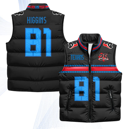 Houston Texans 2026 Rivalries Puffer Vest - Printed