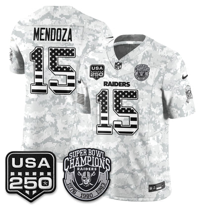 Las Vegas Raiders 2026 Salute to Service Edition Vapor Jersey - Stitched