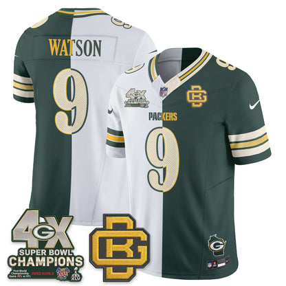GB Rivalries Split Edition Vapor Jersey - Stitched