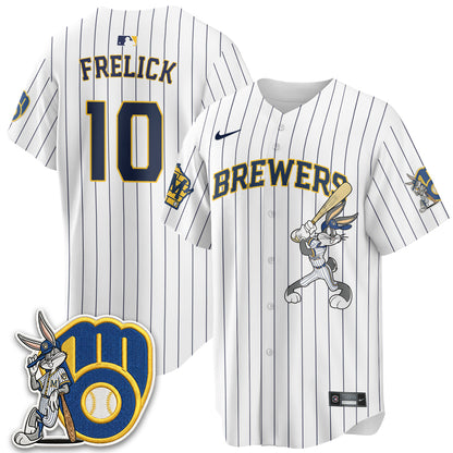 Milwaukee Brewers Bunny Edition Vapor Jersey - Stitched N1