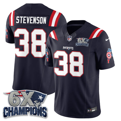 New England Patriots x Vibranium Shield Edition Vapor Jersey V2 - Stitched