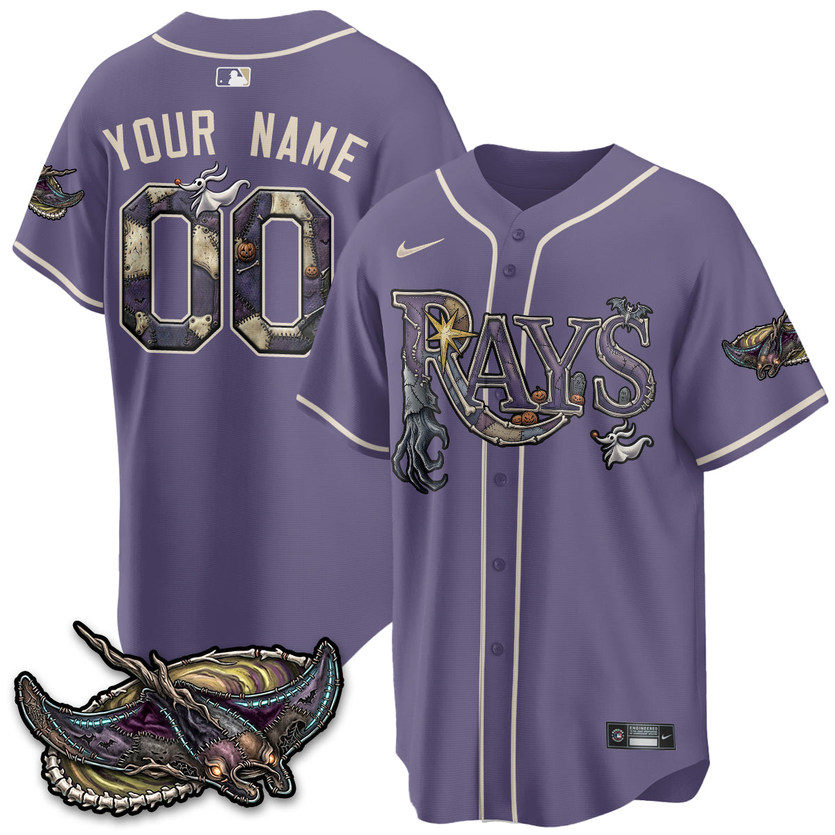 TB Nightmare Edition Vapor Custom Jersey - Stitched