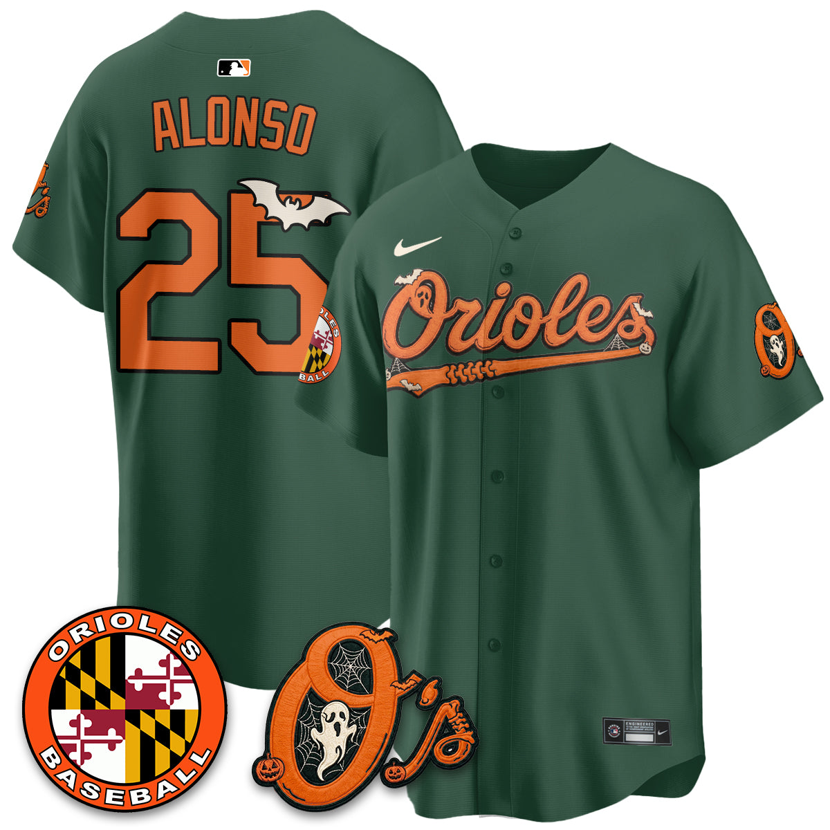 Baltimore Orioles Halloween 2026 Vapor Limited Jersey - Stitched