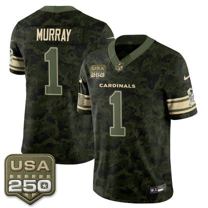 Arizona Cardinals 2026 Salute to Service Vapor Jersey - Stitched