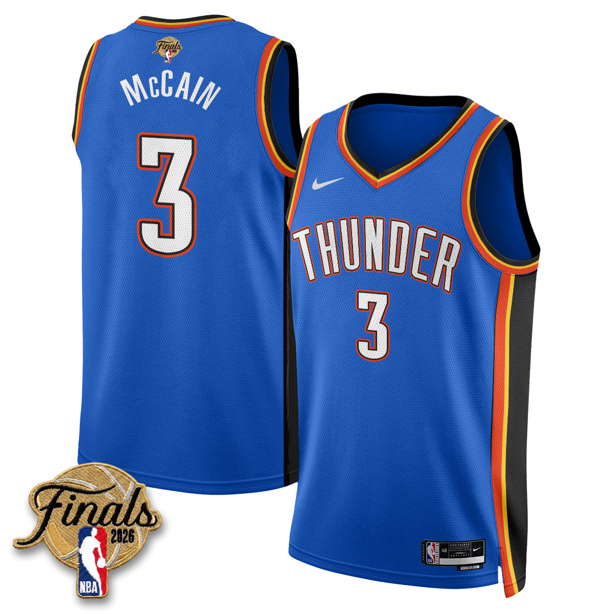 OKC 2026 NBA Western Conference Champions Vapor Jersey V2- Stitched