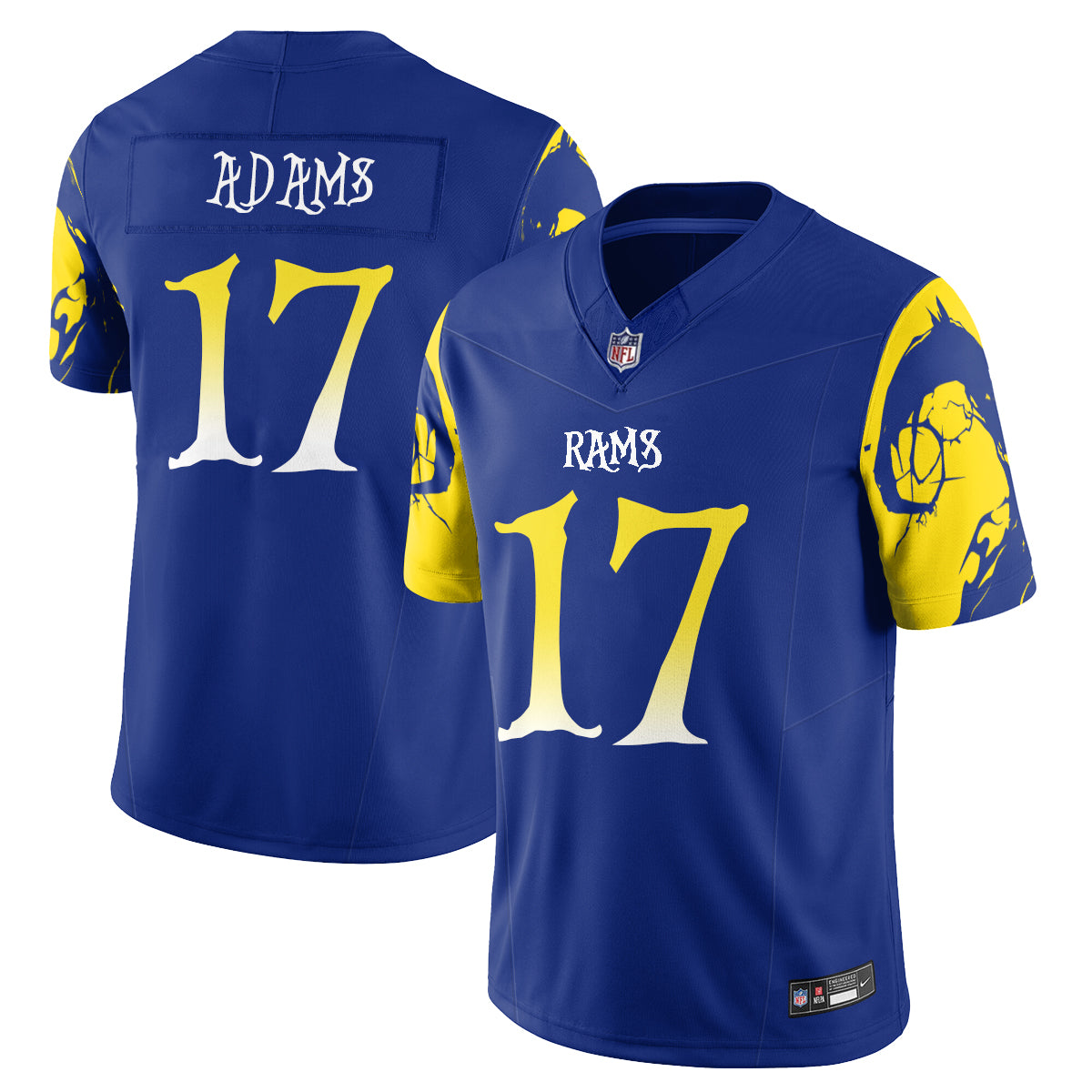 Los Angeles Rams x Nightmare Edition Vapor Jersey - Stitched