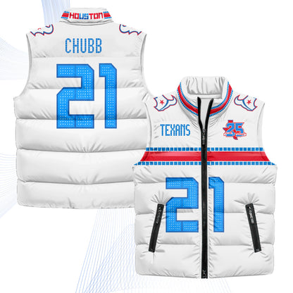 Houston Texans 2026 Rivalries Puffer Vest - Printed