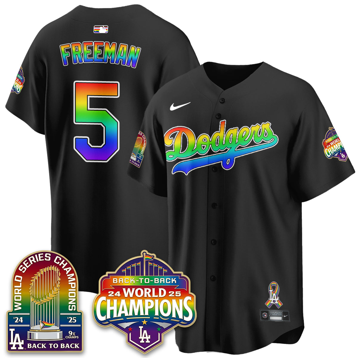 LAD Happy Pride Month Vapor Jersey - Stitched