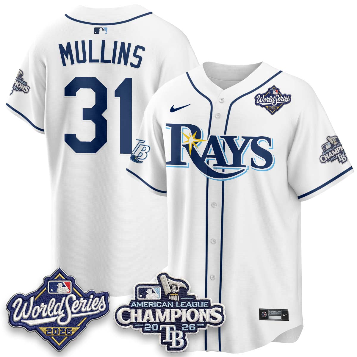 TB 2026 AL Champions Vapor Jersey - Stitched