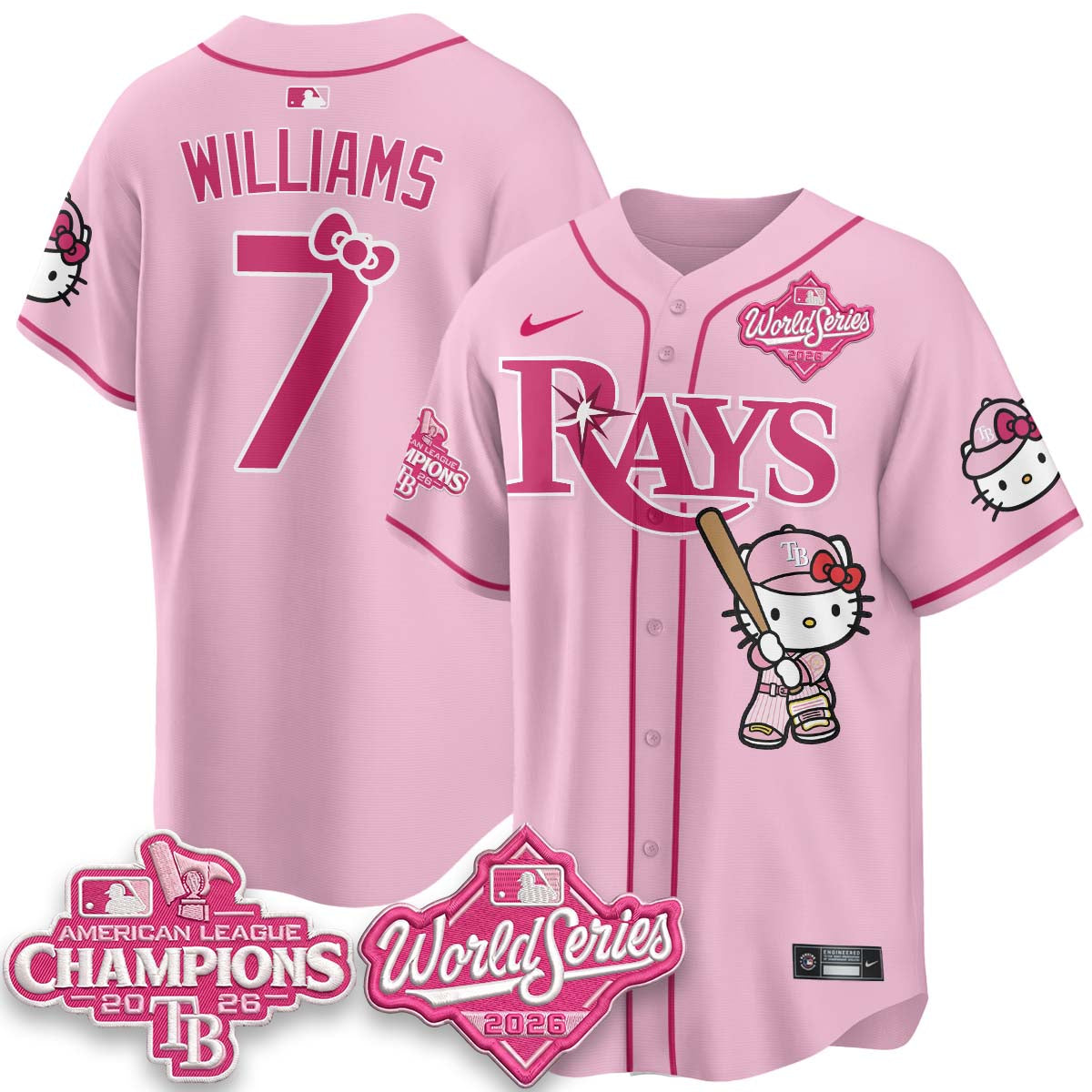 TB 2026 AL Champions x Meow KT Vapor Jersey - Stitched