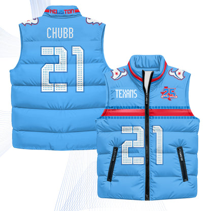 Houston Texans 2026 Rivalries Puffer Vest - Printed