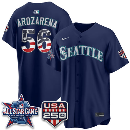 Seattle Mariners 2026 All Star Edition Vapor Jersey - Stitched