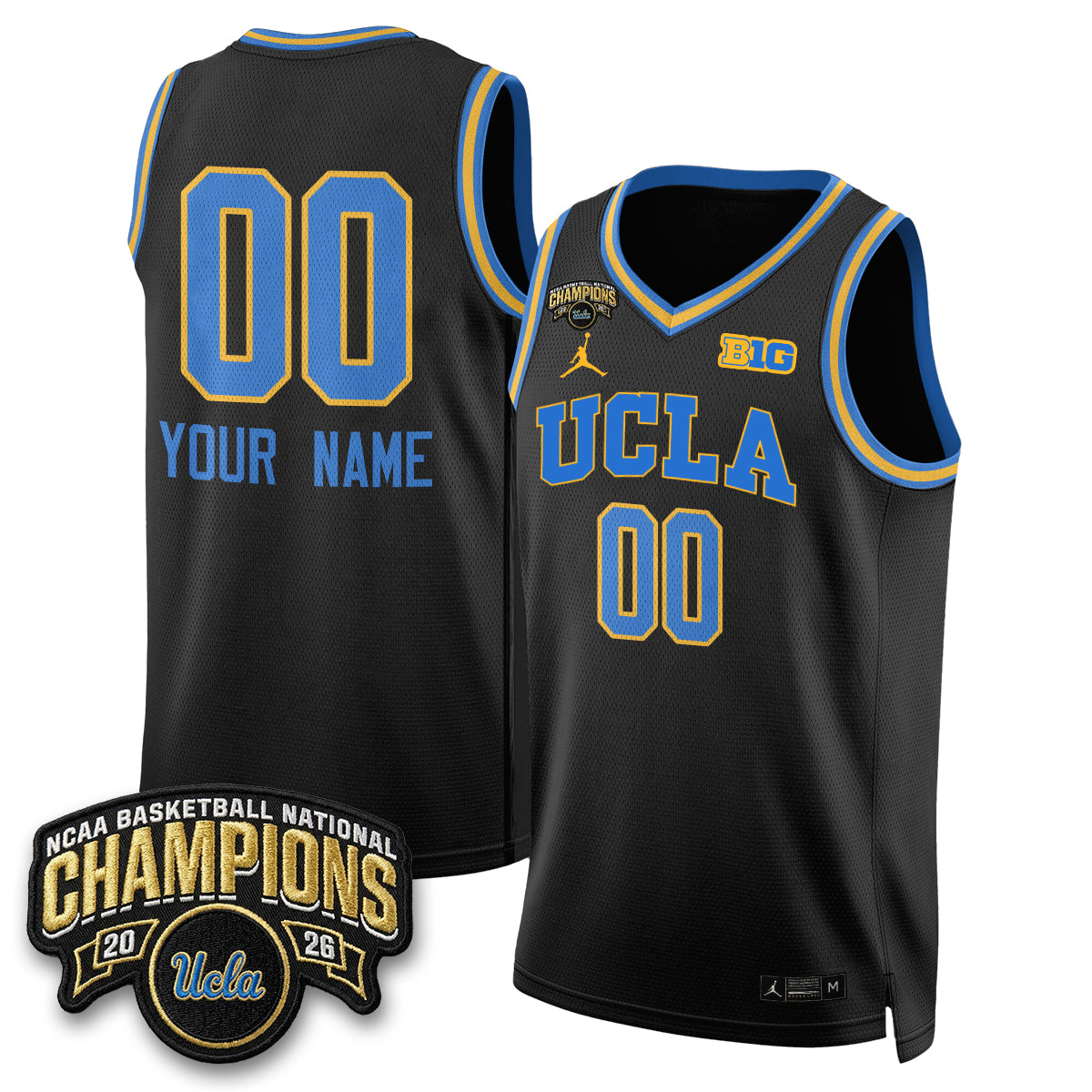UCLA Women's Basketball Champion 2026 Limited Custom Jersey -  All Stitched