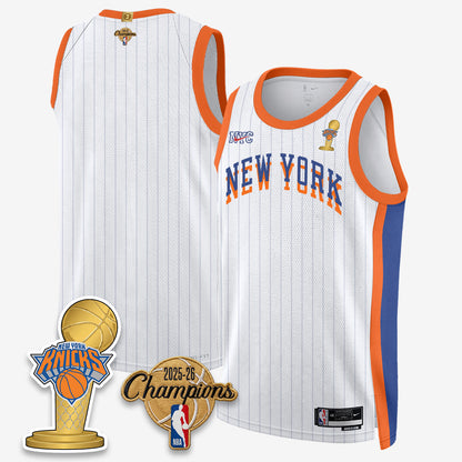 NYK 2026 NBA Champions Gold Edition Vapor Jersey - Stitched n3