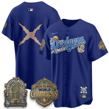 LAD x OP Japanese Cartoon Vapor Limited Jersey - Stitched