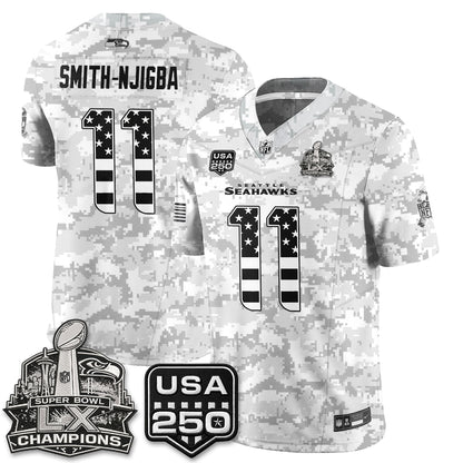 SEA 2026 Salute to Service Edition Vapor Jersey - Stitched n5