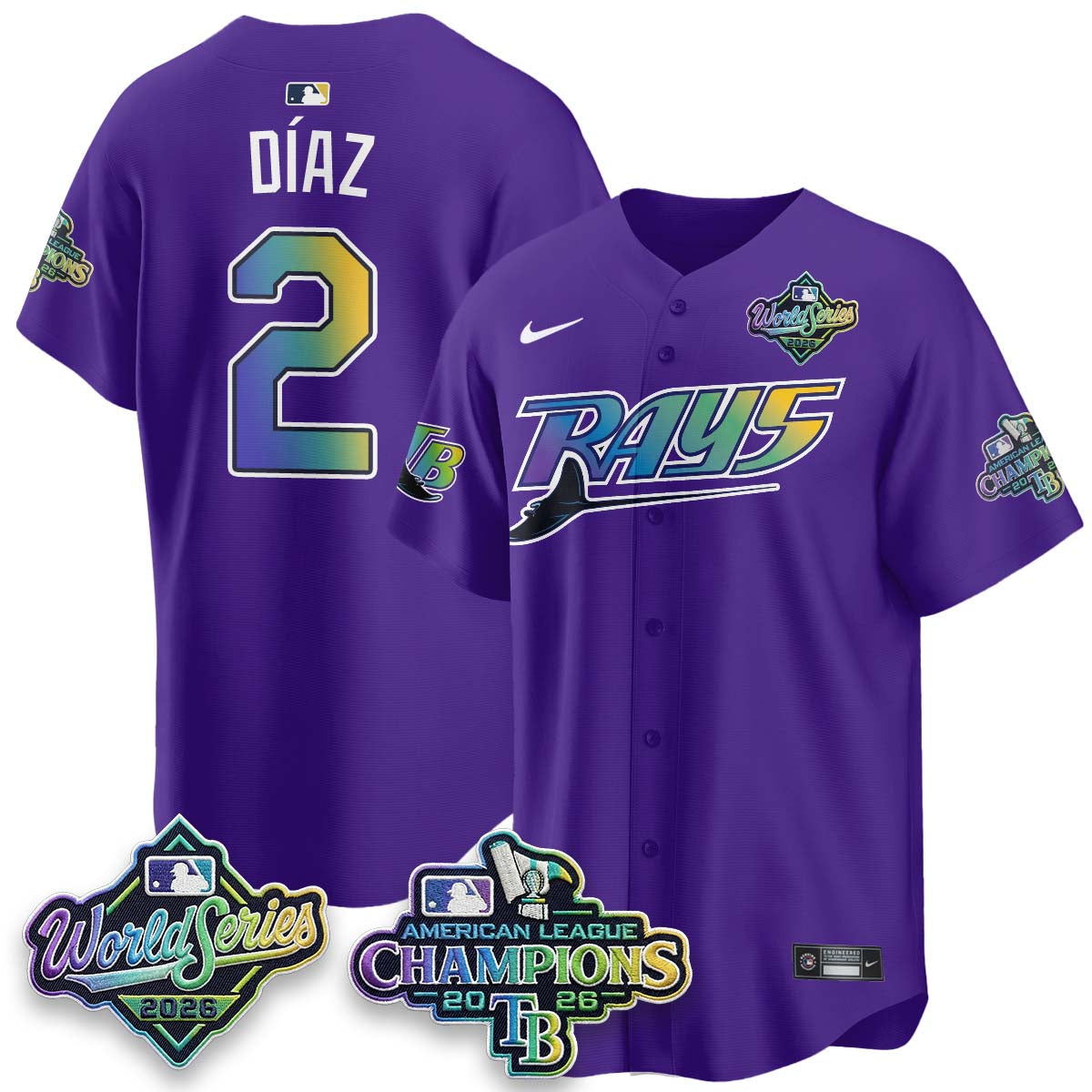 TB 2026 AL Champions Limited Vapor Jersey - Stitched