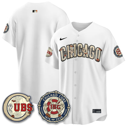 Chicago Cubs Halloween 2026 Vapor Limited Jersey - Stitched