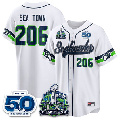 SEA SB LX Champs Vapor Baseball Jersey - Stitch