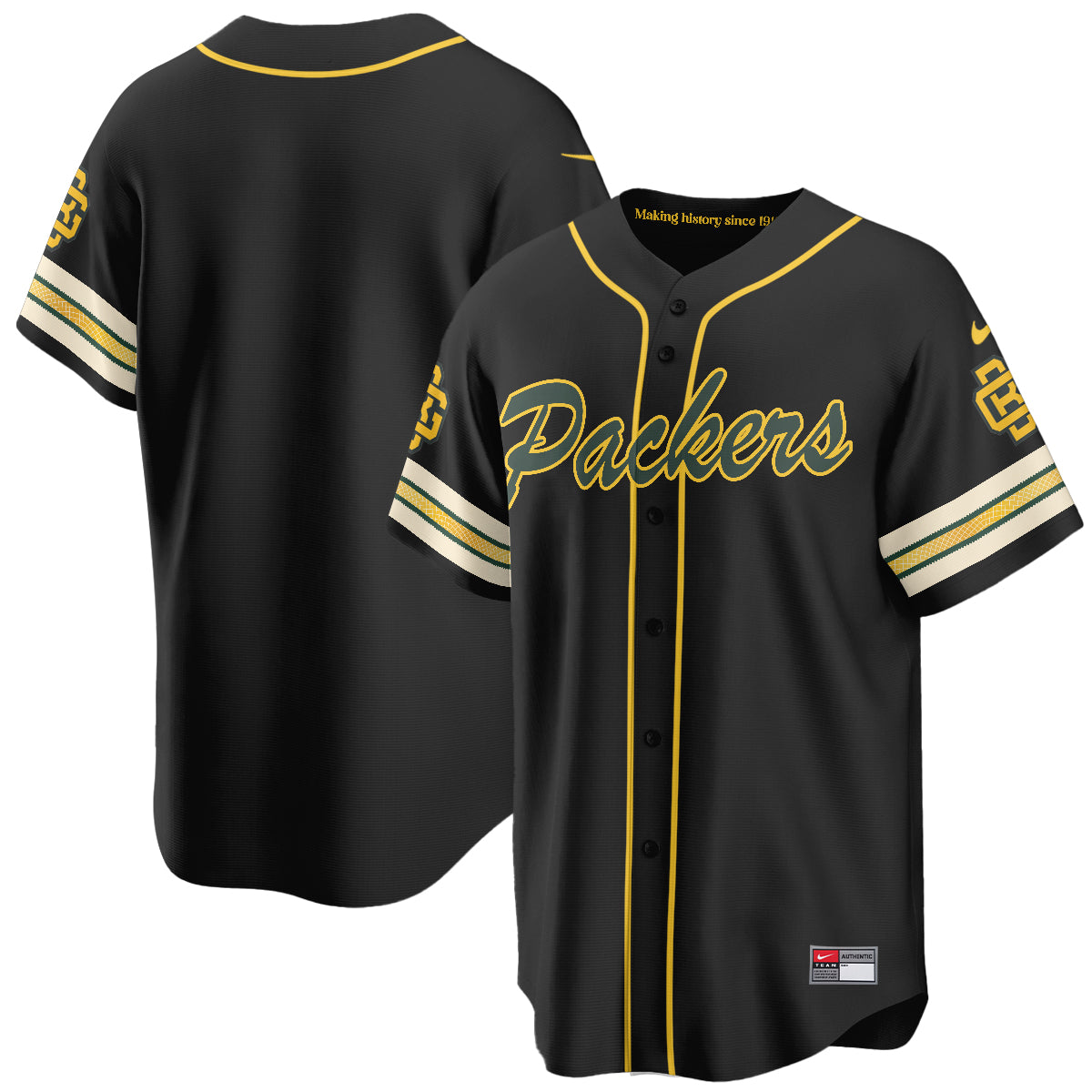 Green Bay Packers 2026 Rivalries Baseball Vapor Jersey - Stitched