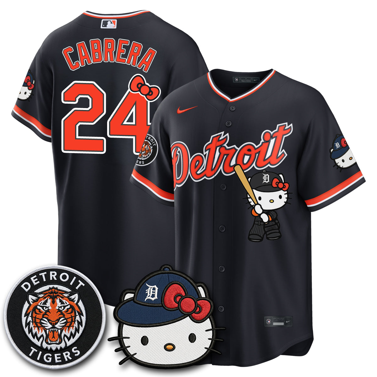 Detroit Tigers x Meow KT Edition Vapor Limited Jersey - Stitched