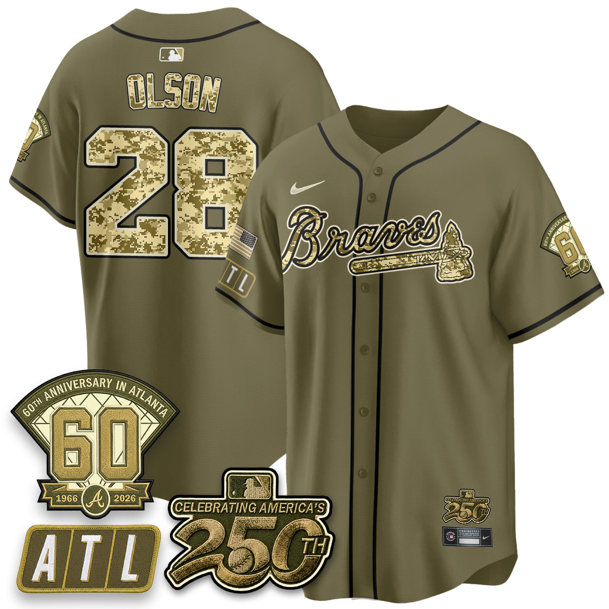ATL Salute to Service 2026 Vapor Limited Jersey - All Stitched