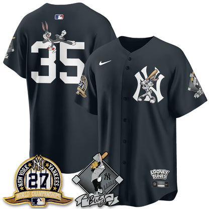 New York Yankees Bunny Vapor Limited Jersey V2- Stitched
