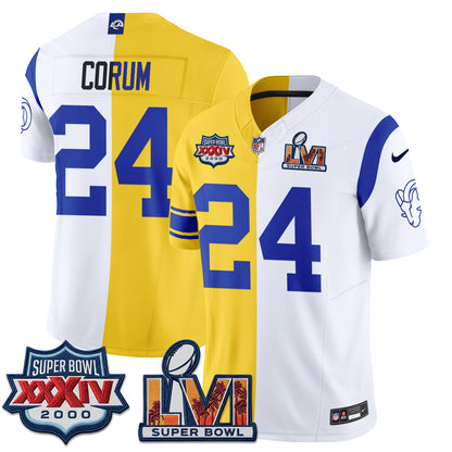 Los Angeles Rams Split Vapor Jersey - Stitched