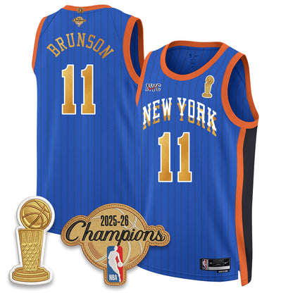 NYK Champions Night Vapor Jersey - Stitched