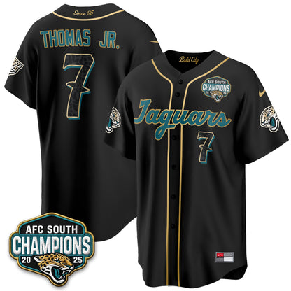 Jacksonville Jaguars 2026 Rivalries Baseball Vapor Jersey - Stitched