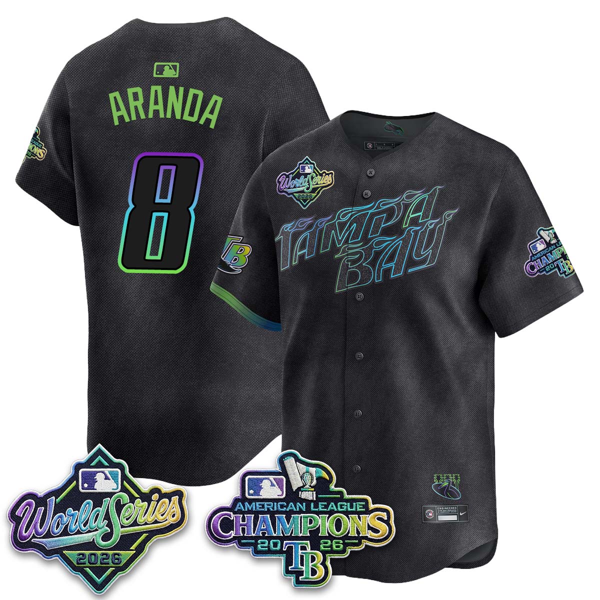 TB 2026 AL Champions Vapor Jersey - Stitched