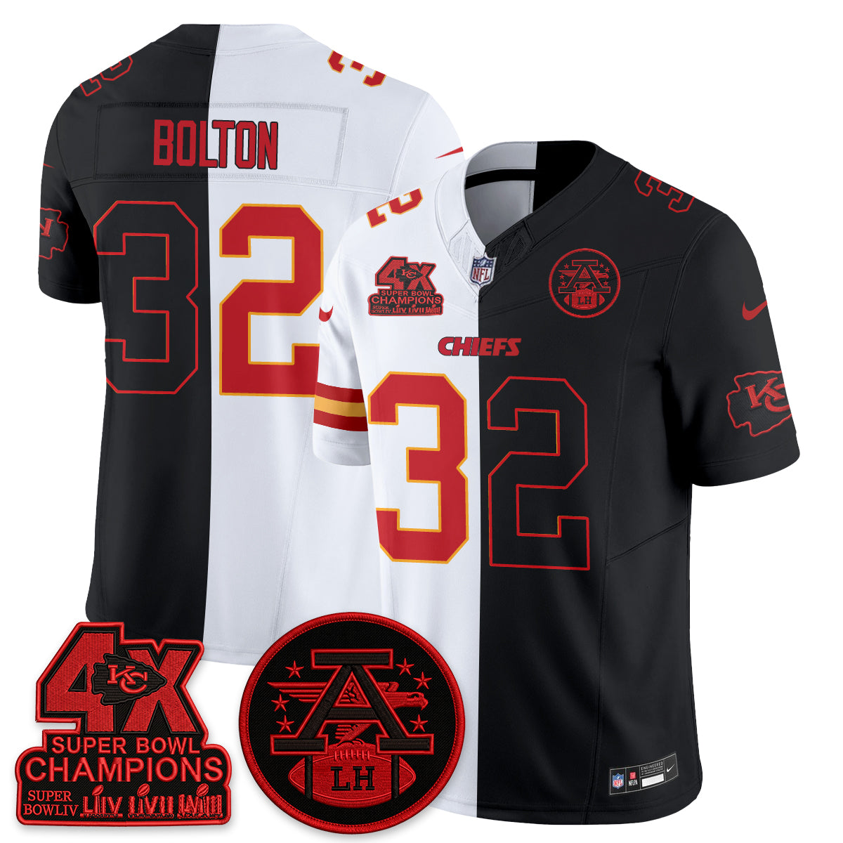KC Split Edition Vapor Jersey - Stitched