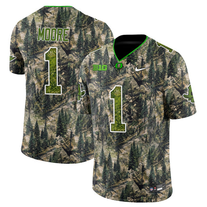 Oregon Ducks Camouflage 2026 Edition Vapor Jersey - Stitched