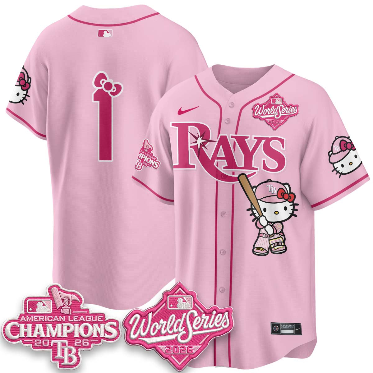 TB 2026 AL Champions x Meow KT Vapor Jersey - Stitched