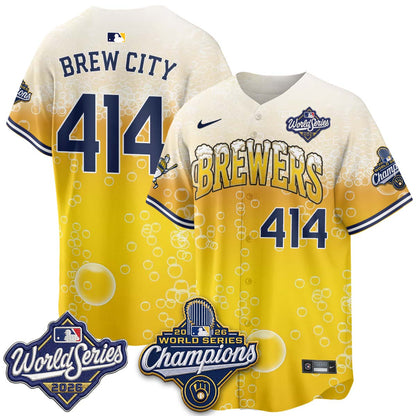 MIL "Pitcher & Pint" 2026 WS Champions Vapor Jersey - Stitched