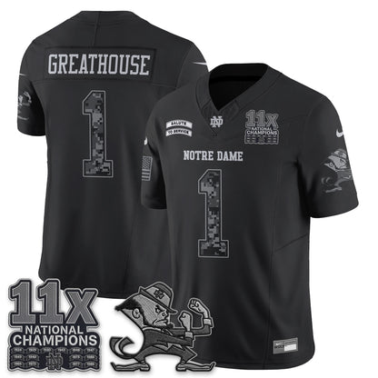 ND 2026 Salute to Service Vapor Jersey - Stitched