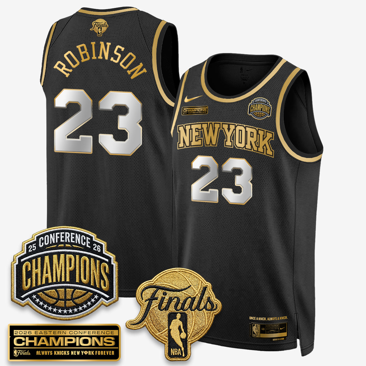 NYK 2026 NBA Eastern Conference Champions Vapor Jersey - Stitched n6