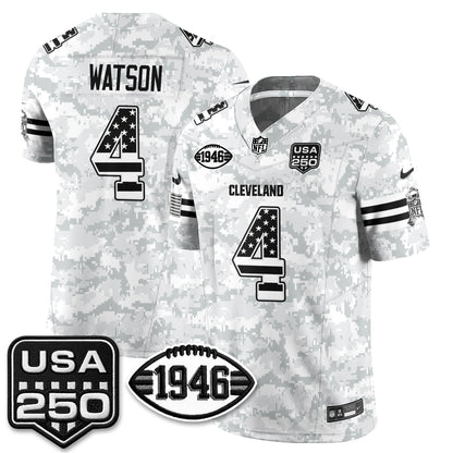 Cleveland Browns 2026 Salute to Service Vapor Jersey - Stitched