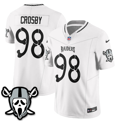 Las Vegas Raiders x Ghost Face Edition Vapor Jersey - Stitched