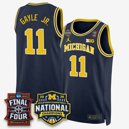 MICH 2026 NCAA Basketball Champions Limited Jersey - All Stitched